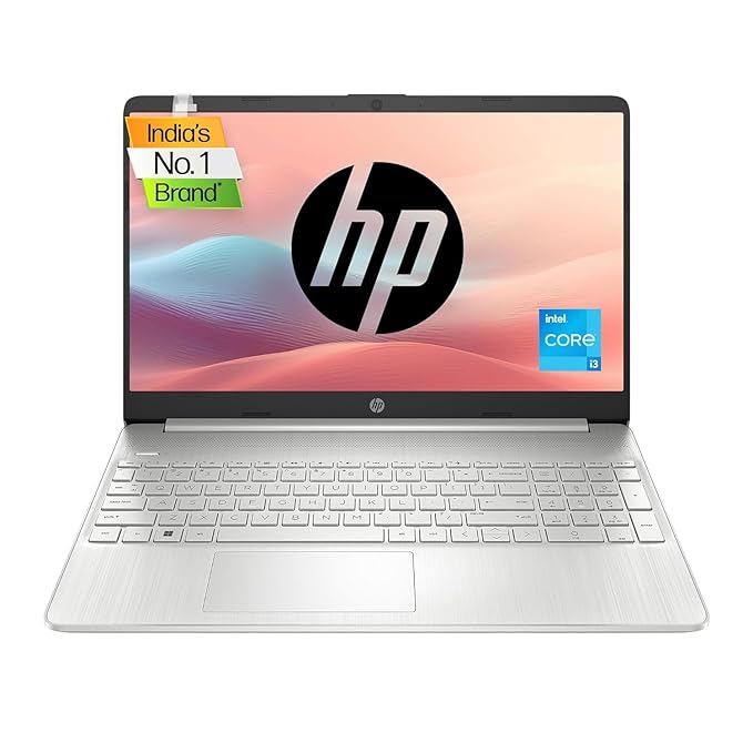 HP Laptop 15,12th Gen Intel Core i3-1215U,15.6 inch(39.6 cm),FHD,Anti-Glare,8 GB DDR4,512 GB SSD