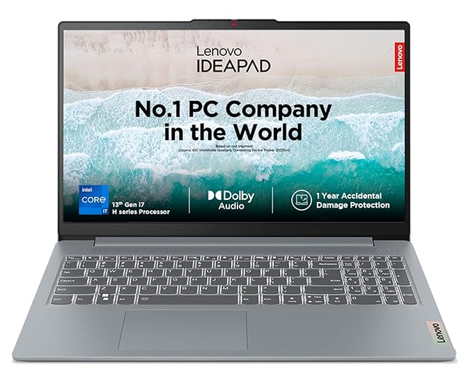 Lenovo IdeaPad Slim 3 13th Gen Intel Core i7-13620H 15″ (38.1cm) FHD IPS 300 Nits Thin & Light Laptop